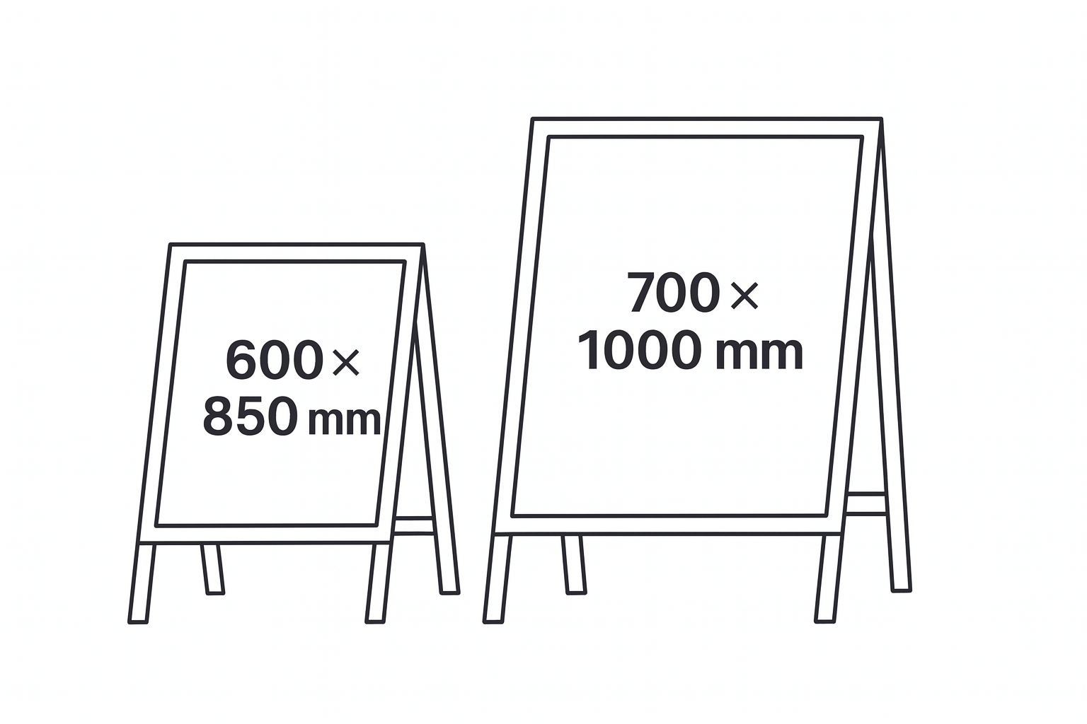 Formats stop trottoirs
